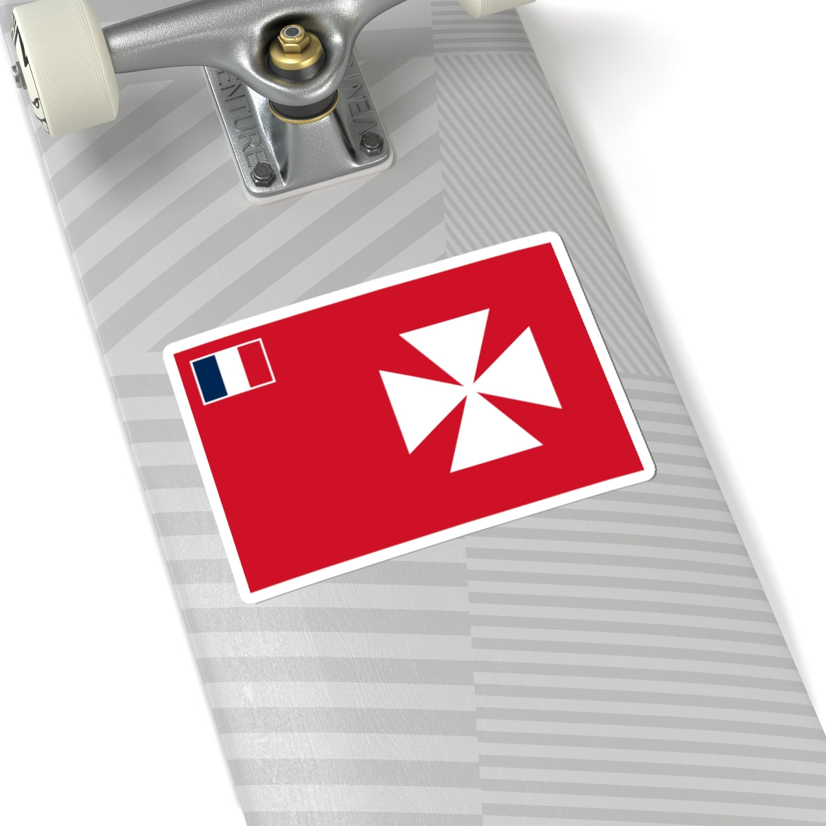 Flag of Uvea (France) STICKER Vinyl Kiss-Cut Decal