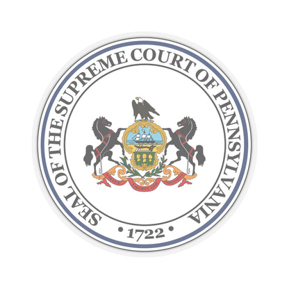 Seal of the Supreme Court of Pennsylvania - STICKER Vinyl Kiss-Cut Decal