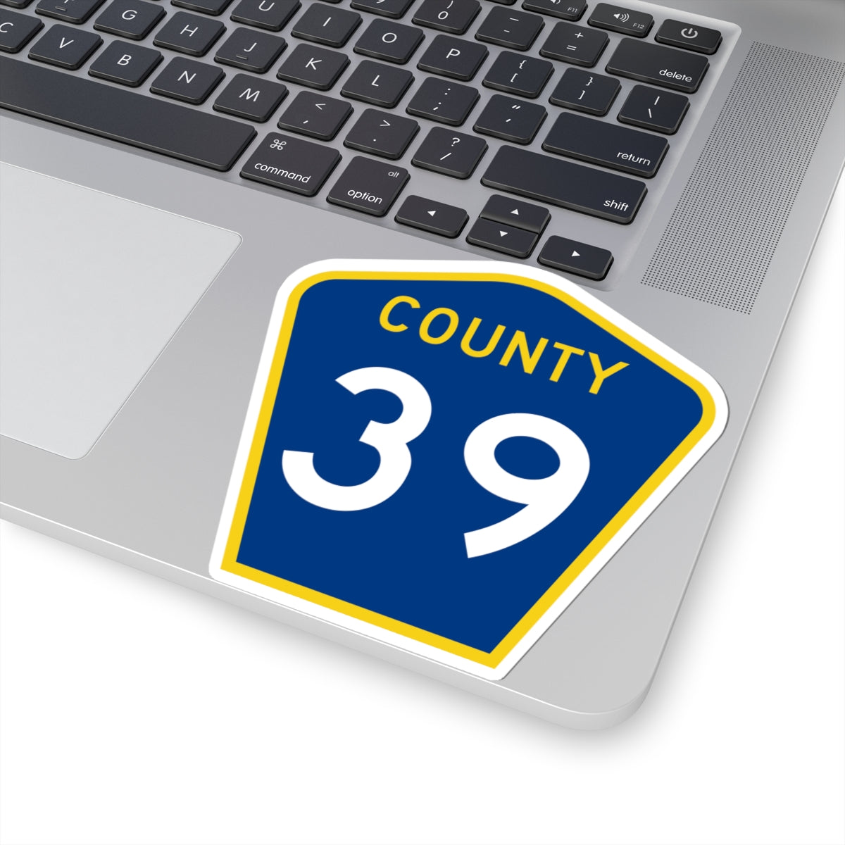 County 39 MN (Minnesota) (Road Sign) STICKER Vinyl Kiss-Cut Decal