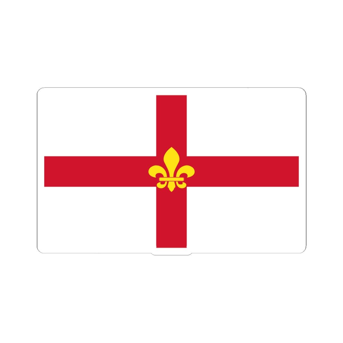 Flag of Lincoln (England) STICKER Vinyl Kiss-Cut Decal