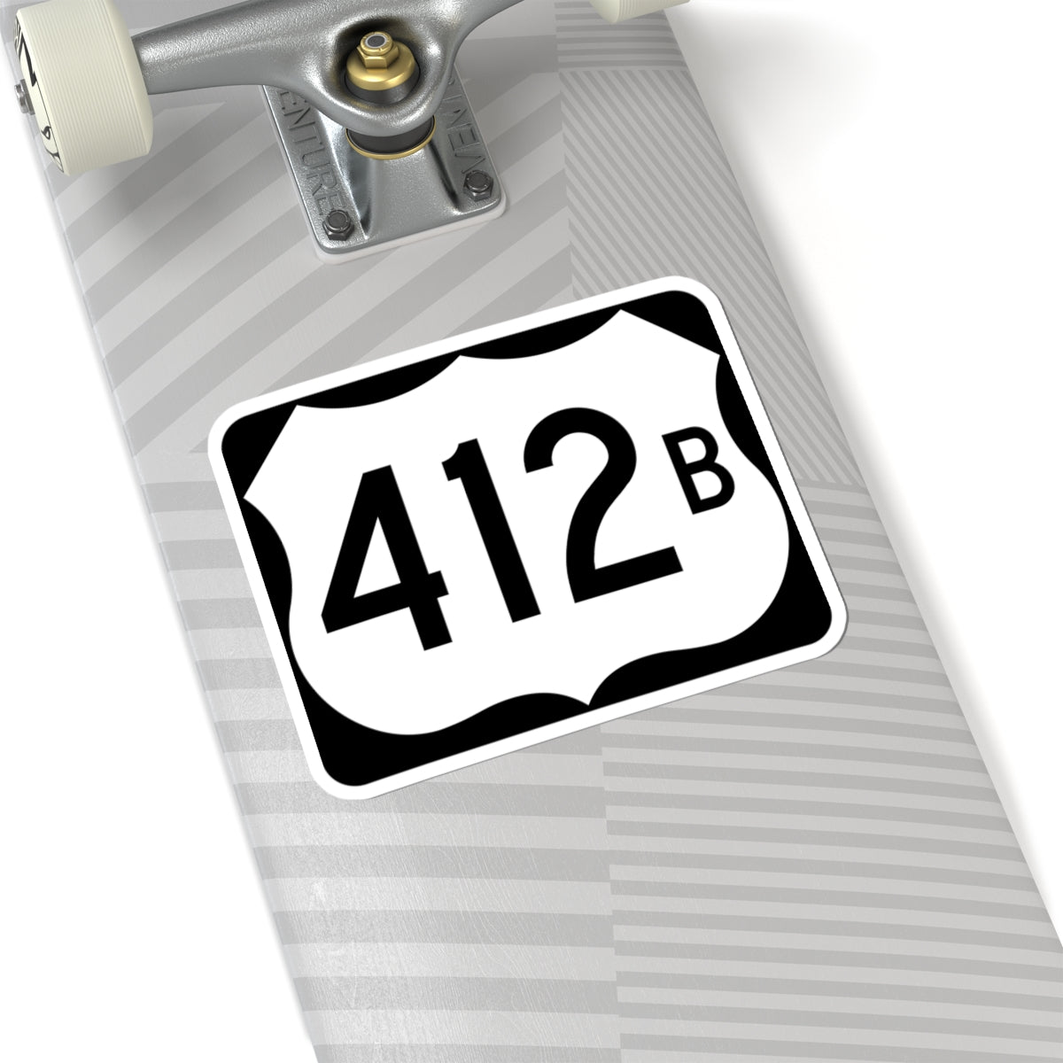 US 412B (Arkansas) (Road Sign) STICKER Vinyl Kiss-Cut Decal