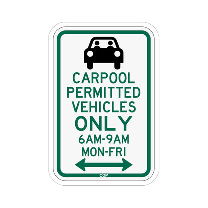 PBOT Road sign P4451D (Oregon) (Road Sign) STICKER Vinyl Kiss-Cut Decal