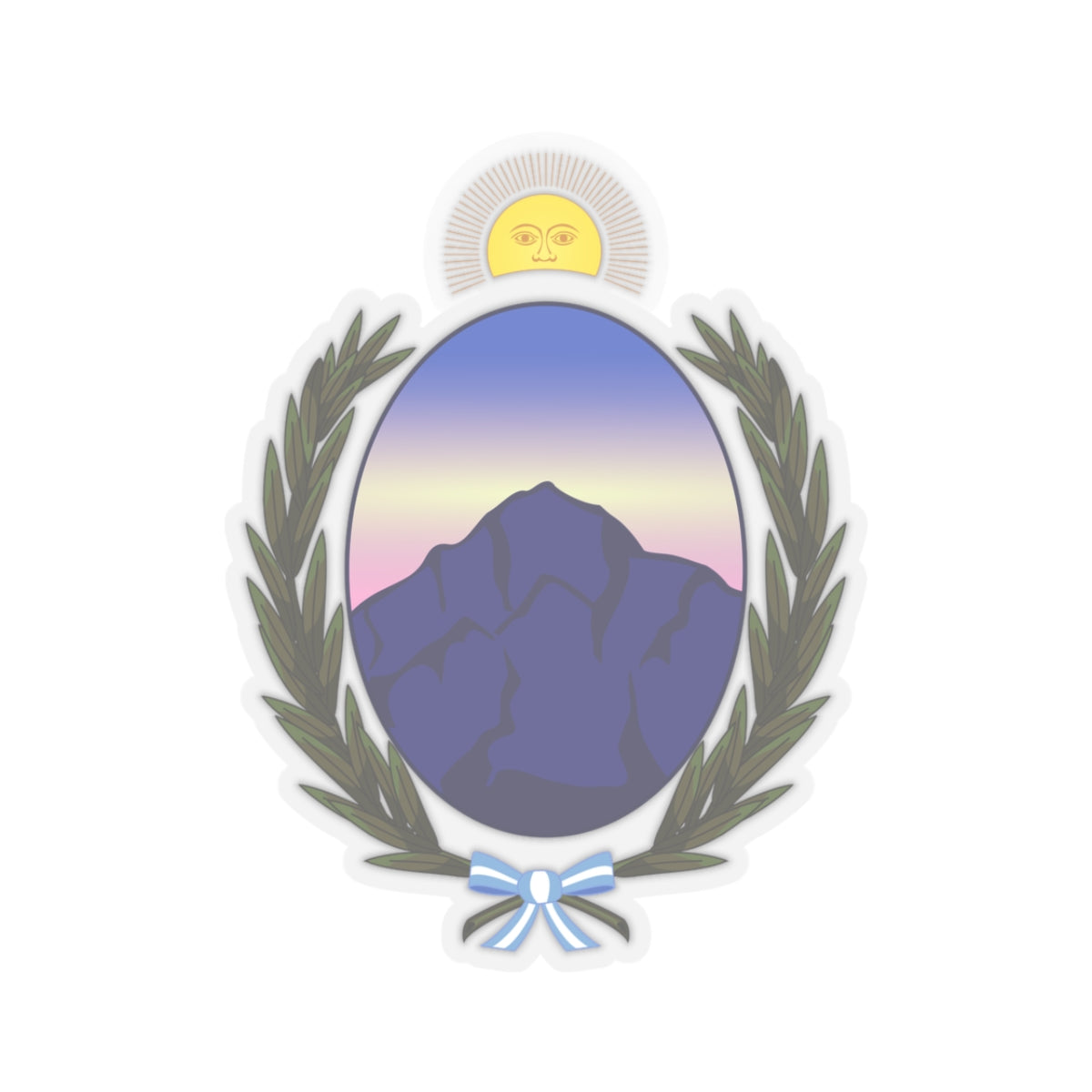 Coat of Arms La Rioja Argentina - STICKER Vinyl Kiss-Cut Decal