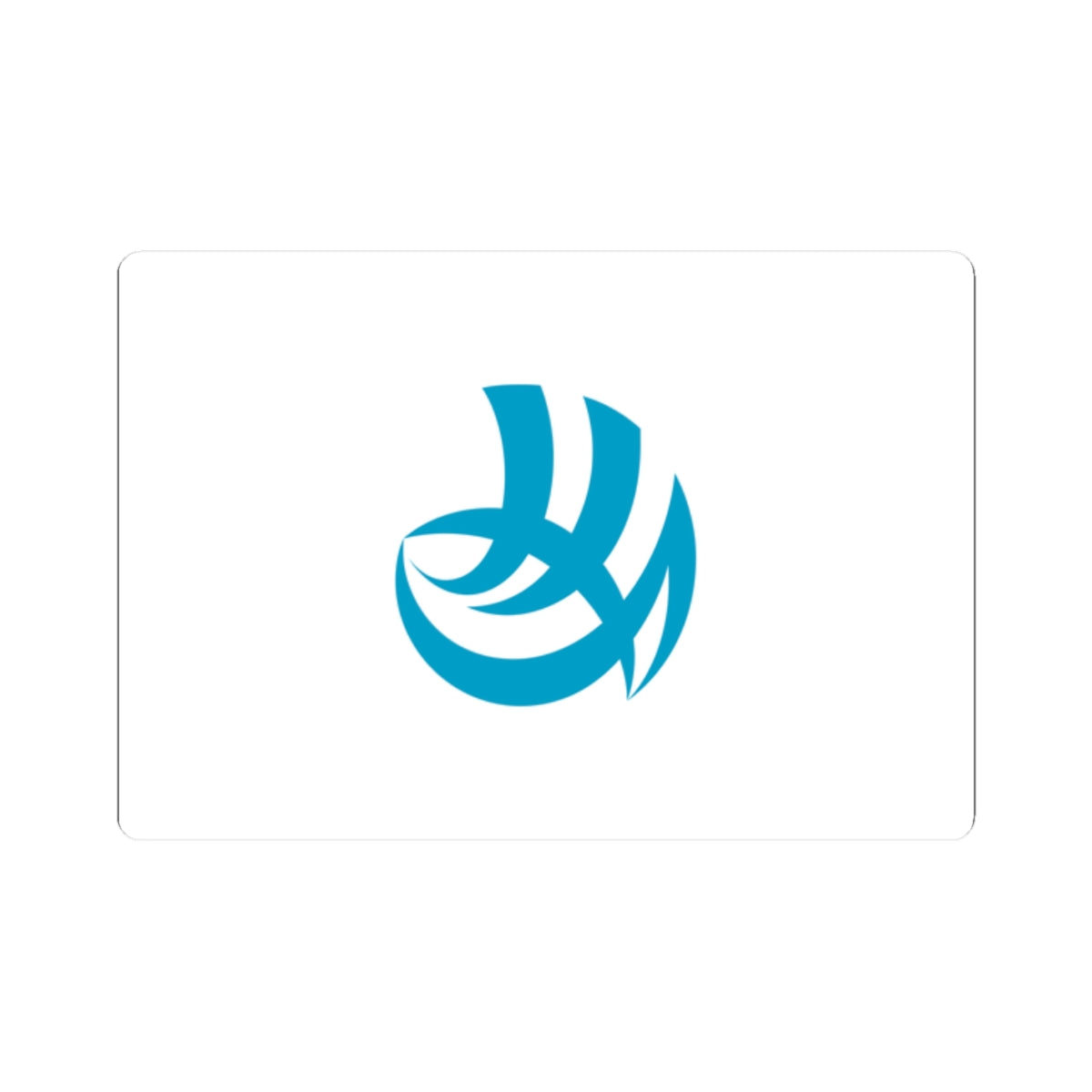 Flag of Shimonoseki Yamaguchi (Japan) STICKER Vinyl Kiss-Cut Decal