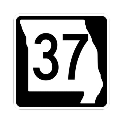 MO-37 (Missouri) (Road Sign) STICKER Vinyl Kiss-Cut Decal