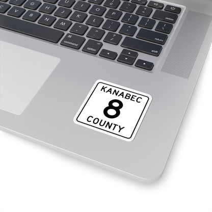 Kanabec County 8 MN (Minnesota) (Road Sign) STICKER Vinyl Kiss-Cut Decal