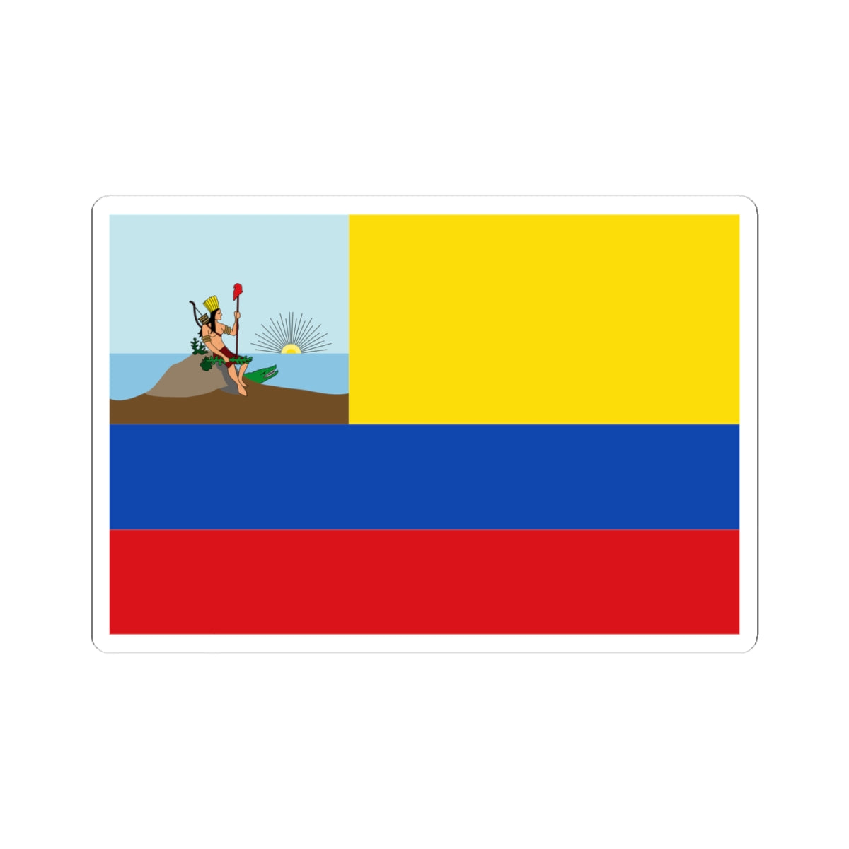 Flag of Venezuela 1811 (Venezuela) STICKER Vinyl Kiss-Cut Decal