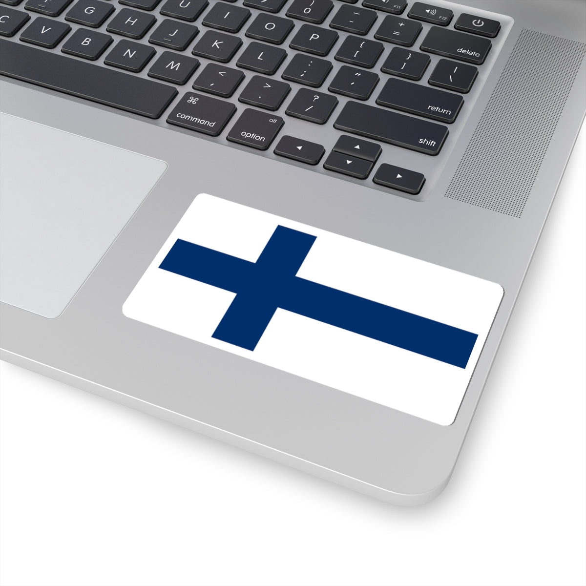 Flag of Finland 1-2 (Finland) STICKER Vinyl Kiss-Cut Decal