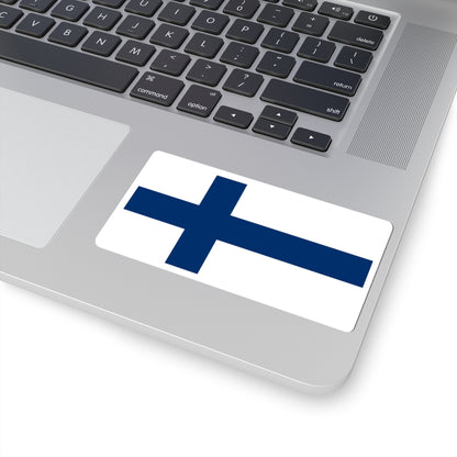 Flag of Finland 1-2 (Finland) STICKER Vinyl Kiss-Cut Decal