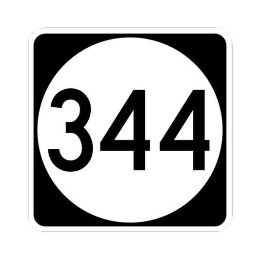PR tertiary 344 (Puerto Rico) (Road Sign) STICKER Vinyl Kiss-Cut Decal