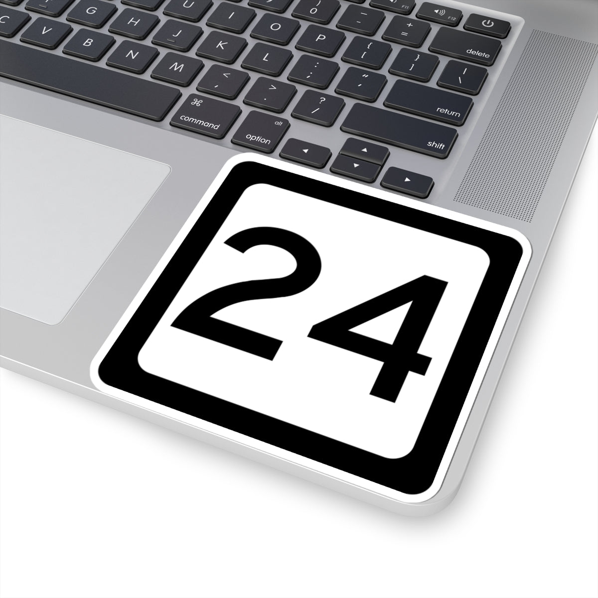 WV-24 (Virginia) (Road Sign) STICKER Vinyl Kiss-Cut Decal