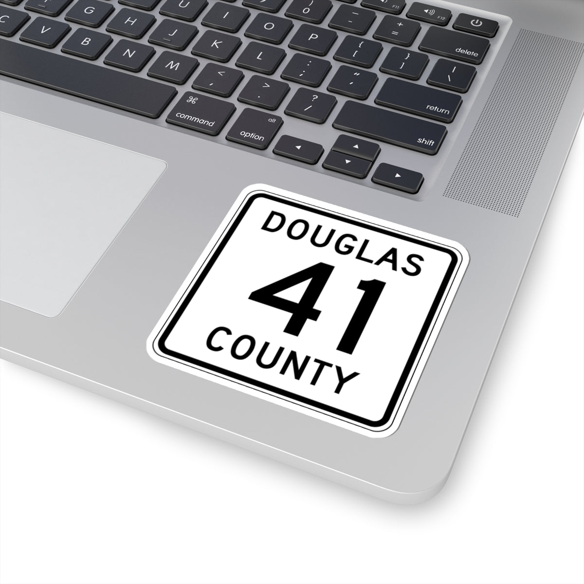 Douglas County Route 41 (Minnesota) (Road Sign) STICKER Vinyl Kiss-Cut Decal