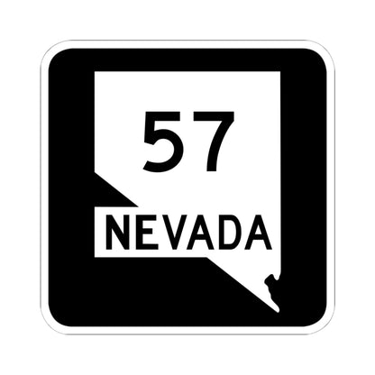 Nevada 57 (Nevada) (Road Sign) STICKER Vinyl Kiss-Cut Decal