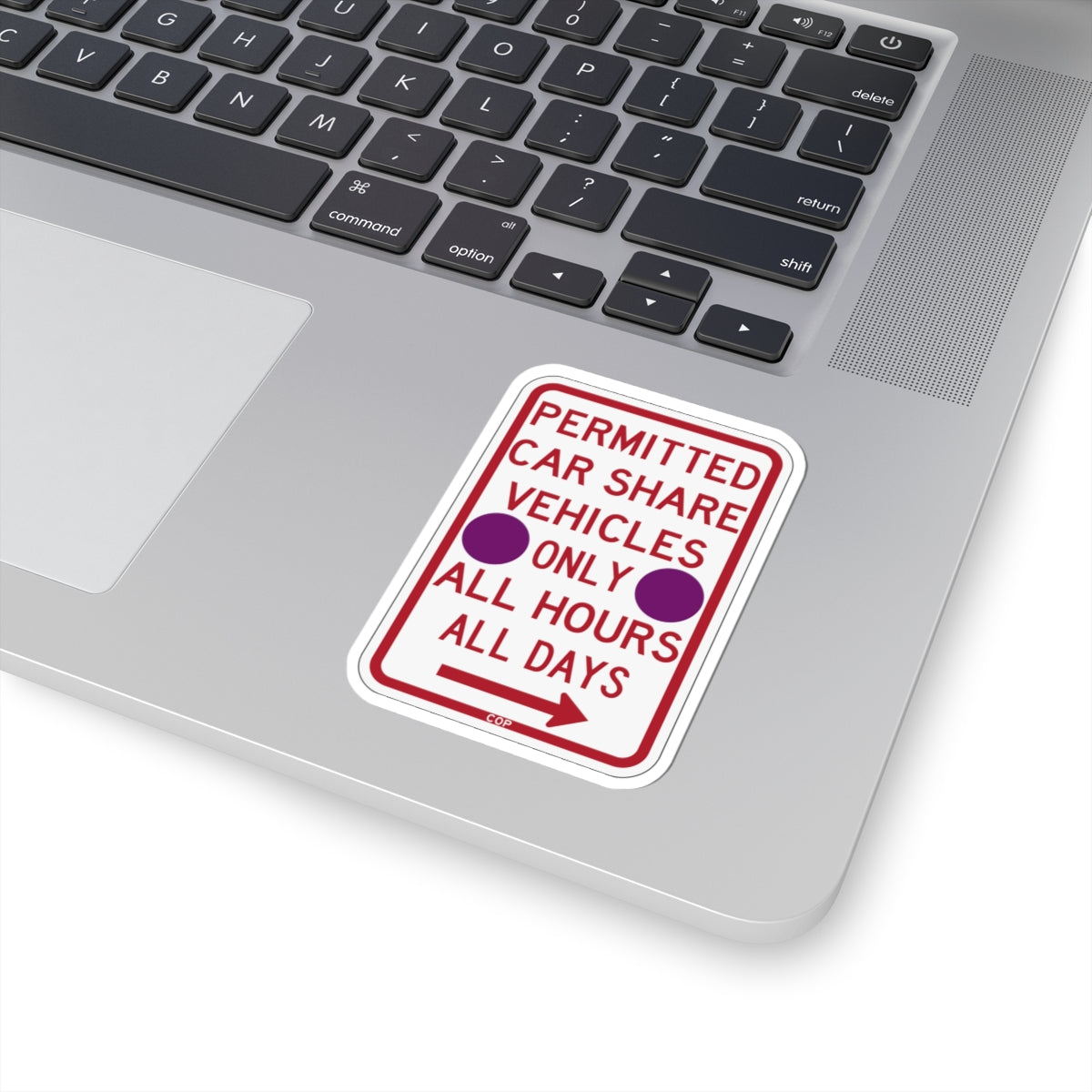 PBOT Road sign P4500R-P (Oregon) (Road Sign) STICKER Vinyl Kiss-Cut Decal