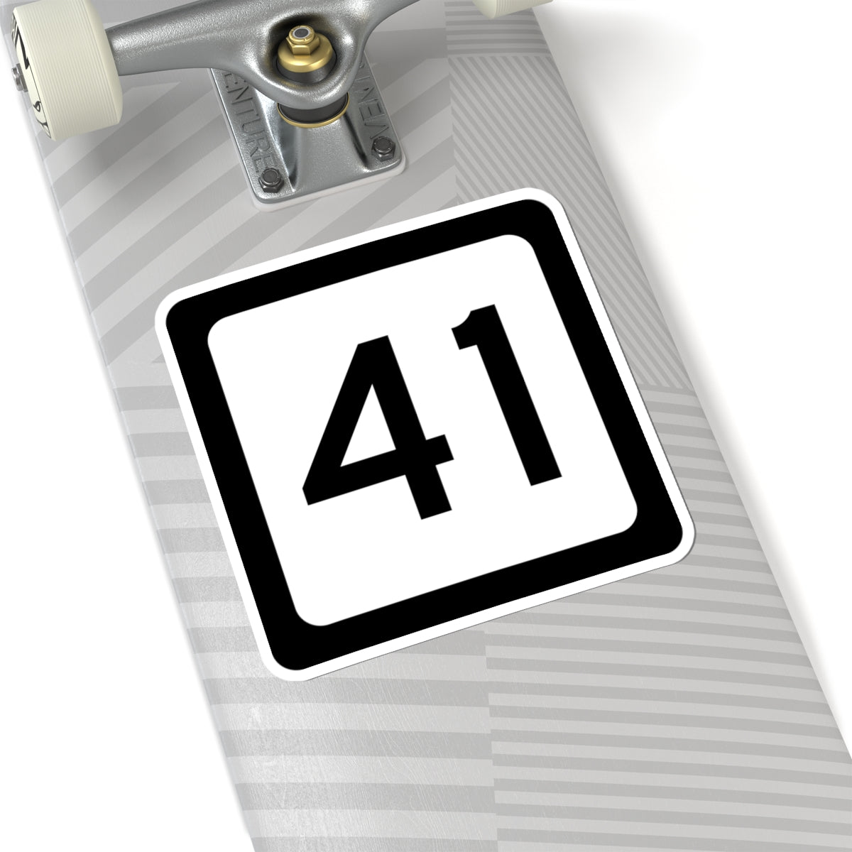 WV-41 (Virginia) (Road Sign) STICKER Vinyl Kiss-Cut Decal