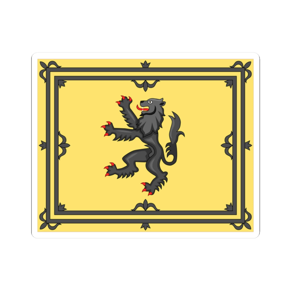 Banner of George Buchanan (Scotland) STICKER Vinyl Kiss-Cut Decal