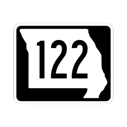 MO-122 (Missouri) (Road Sign) STICKER Vinyl Kiss-Cut Decal