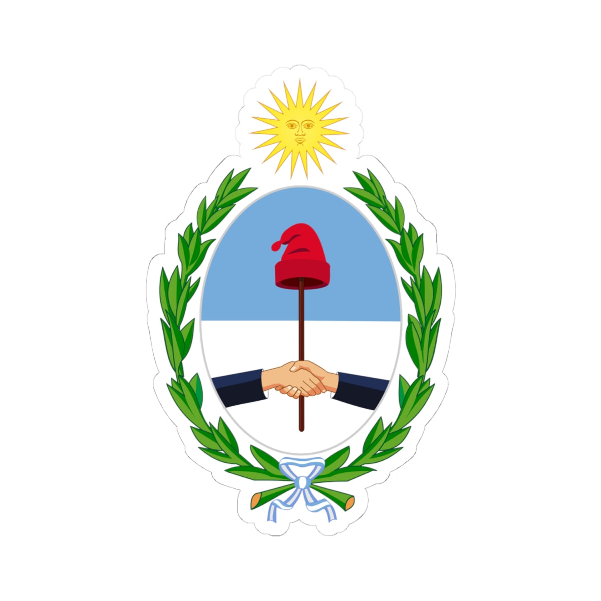 Coat of Arms San Juan Argentina - STICKER Vinyl Kiss-Cut Decal