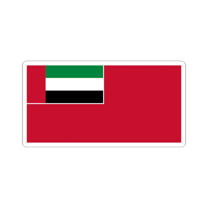 Civil Ensign of the United Arab Emirates (United Arab Emirates) STICKER Vinyl Kiss-Cut Decal