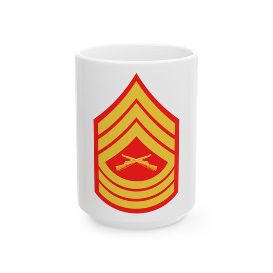 USMC E8 MSG (USMC) White Coffee Mug