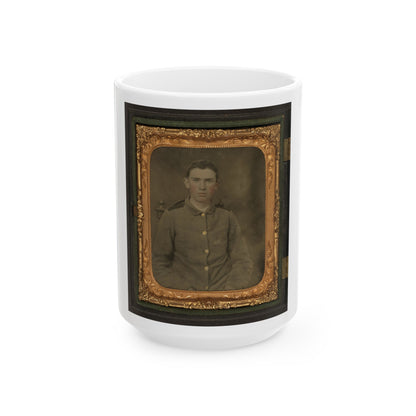 Private W.T. Harbison Of Company B, 11th North Carolina Infantry Regiment (U.S. Civil War) White Coffee Mug