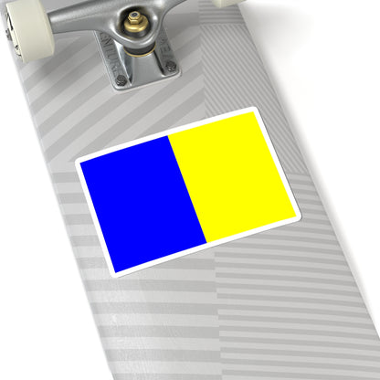 Flag of Annemasse (France) STICKER Vinyl Kiss-Cut Decal