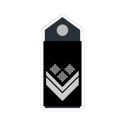 Naramenica odore časničkog namjesnika HRZ i PZO (Croatia) (Military Rank) STICKER Vinyl Kiss-Cut Decal