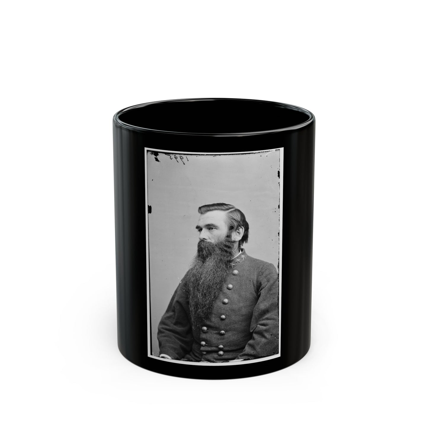 Portrait Of Col. John S. Green, Officer Of The Confederate Army (U.S. Civil War) Black Coffee Mug
