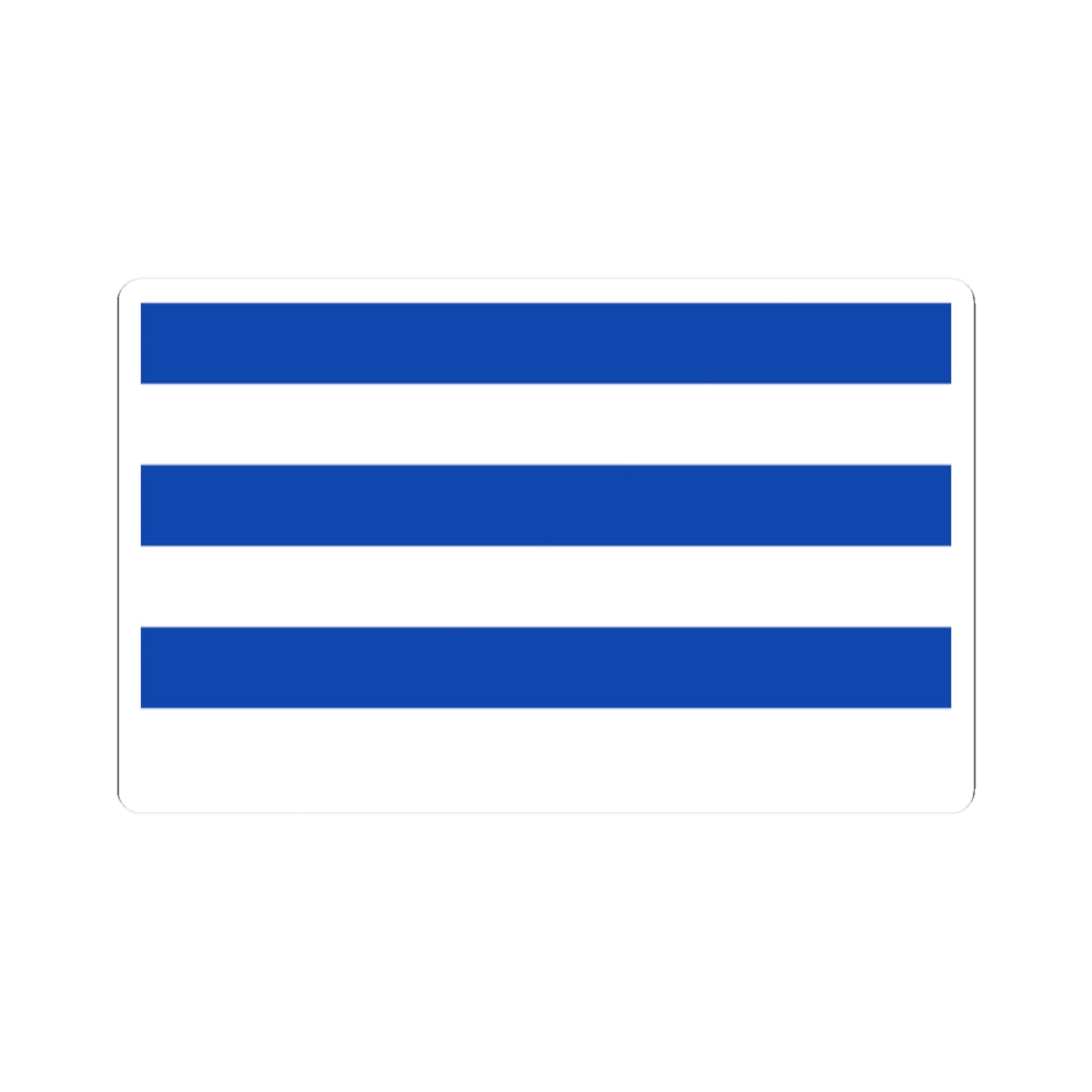 Flag maritime lugo (Spain) STICKER Vinyl Kiss-Cut Decal