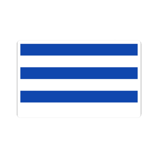 Flag maritime lugo (Spain) STICKER Vinyl Kiss-Cut Decal