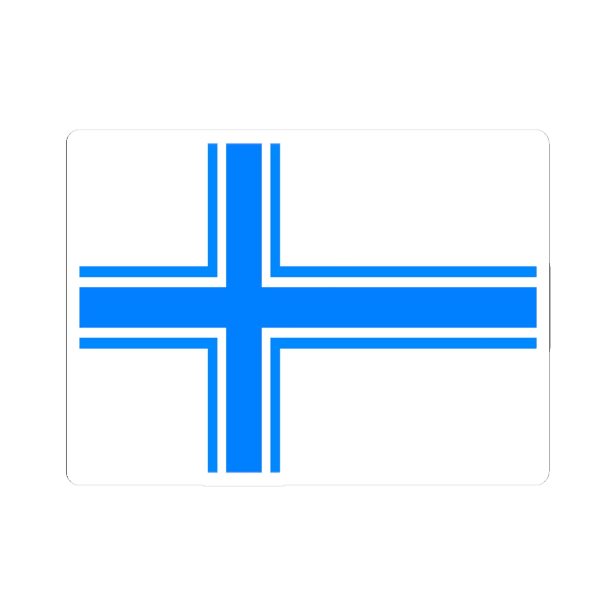 Flag of Iceland - 1914 Proposal (Iceland) STICKER Vinyl Kiss-Cut Decal