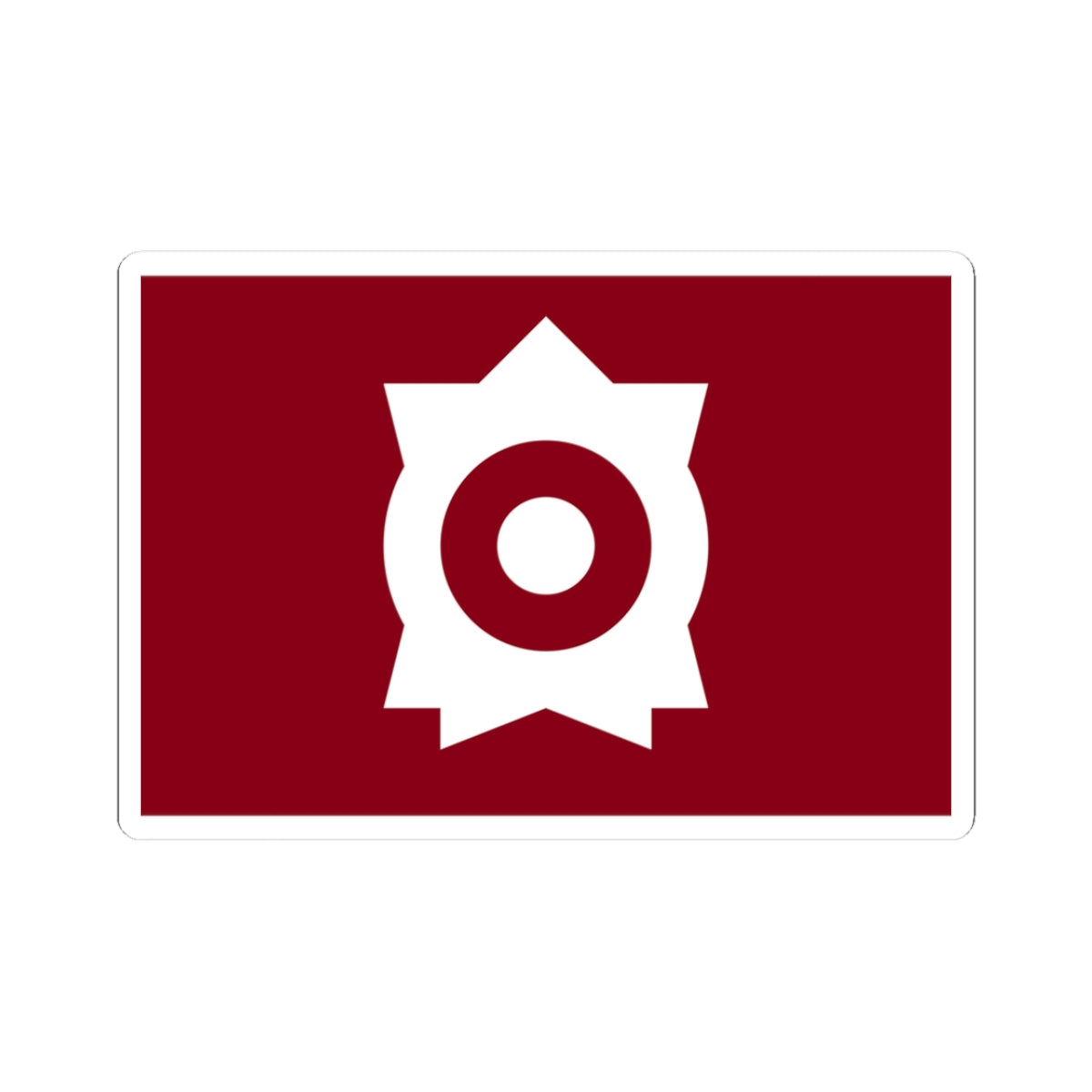 Flag of Moka Tochigi (Japan) STICKER Vinyl Kiss-Cut Decal