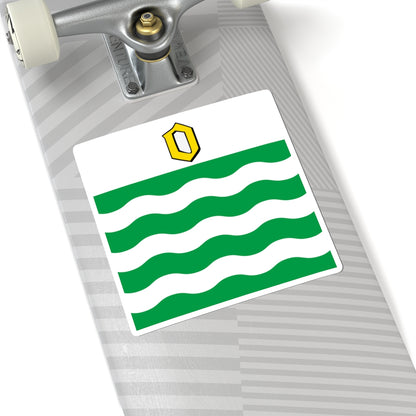 CHE Oppens Flag (Switzerland) STICKER Vinyl Kiss-Cut Decal