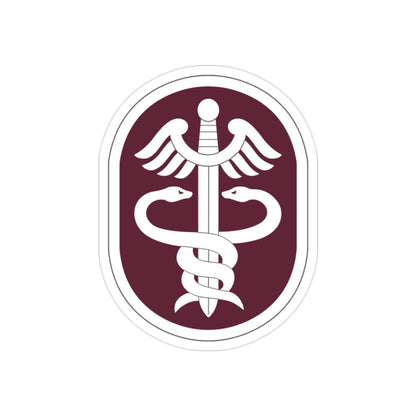 Medical Command 2 (U.S. Army) REVERSE PRINT Transparent STICKER