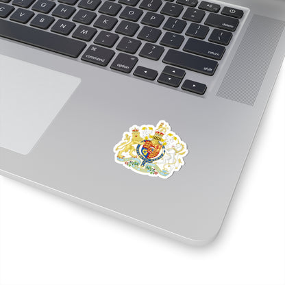 Coat of Arms of the United Kingdom (1801-1816) - STICKER Vinyl Kiss-Cut Decal