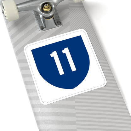 PR primary 11 (Puerto Rico) (Road Sign) STICKER Vinyl Kiss-Cut Decal
