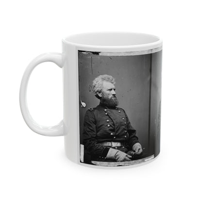 Portrait Of Brig. Gen. Robert Huston Milroy, Officer Of The Federal Army (Maj. Gen. From Nov. 29, 1862) (U.S. Civil War) White Coffee Mug