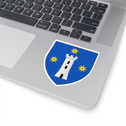 Coa fam ITA Torrigiani HrM (Italy) (Coat of Arms) STICKER Vinyl Kiss-Cut Decal