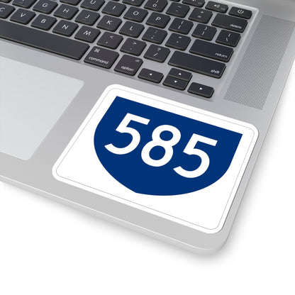 PR primary 585 (Puerto Rico) (Road Sign) STICKER Vinyl Kiss-Cut Decal