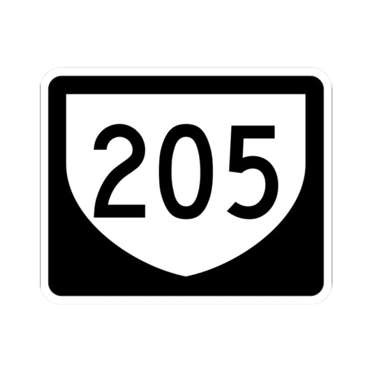 PR urban primary 205 (Puerto Rico) (Road Sign) STICKER Vinyl Kiss-Cut Decal