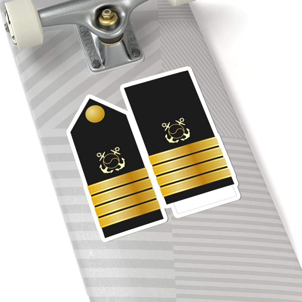 SouthKorea Navy OF 5 (Korea) (Military Rank) STICKER Vinyl Kiss-Cut Decal