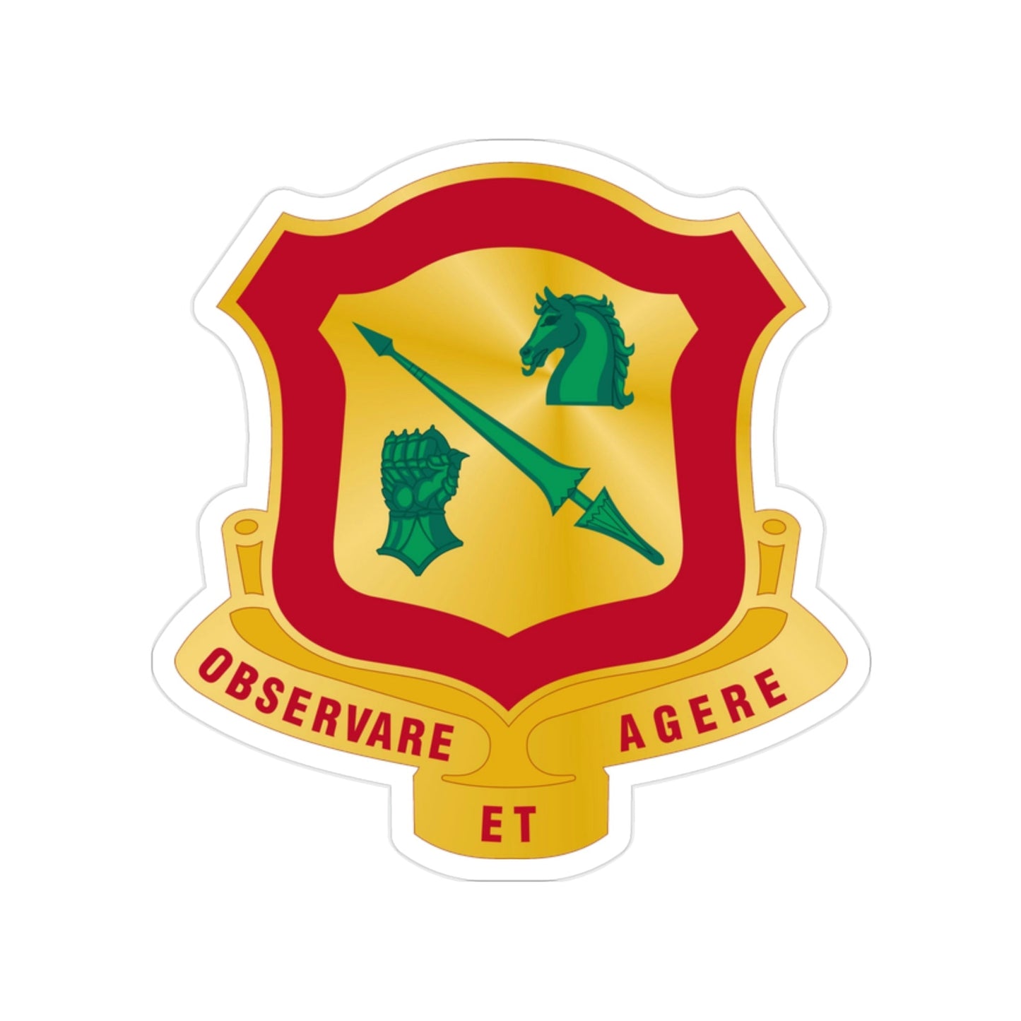 170th Antiaircraft Artillery Battalion (U.S. Army) Transparent STICKER Die-Cut Vinyl Decal-2 Inch-The Sticker Space