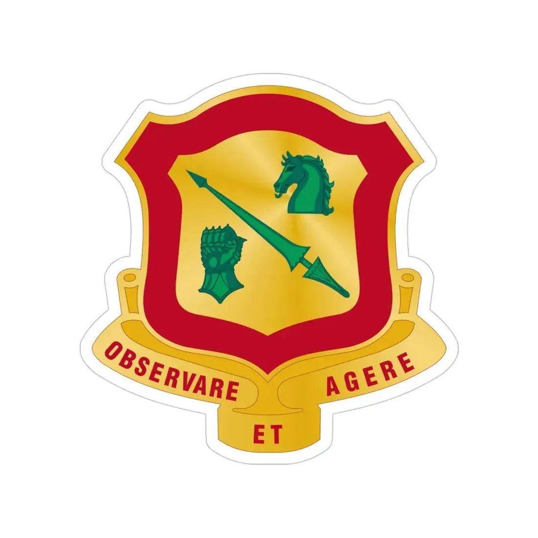 170th Antiaircraft Artillery Battalion (U.S. Army) Transparent STICKER Die-Cut Vinyl Decal - The Sticker Space