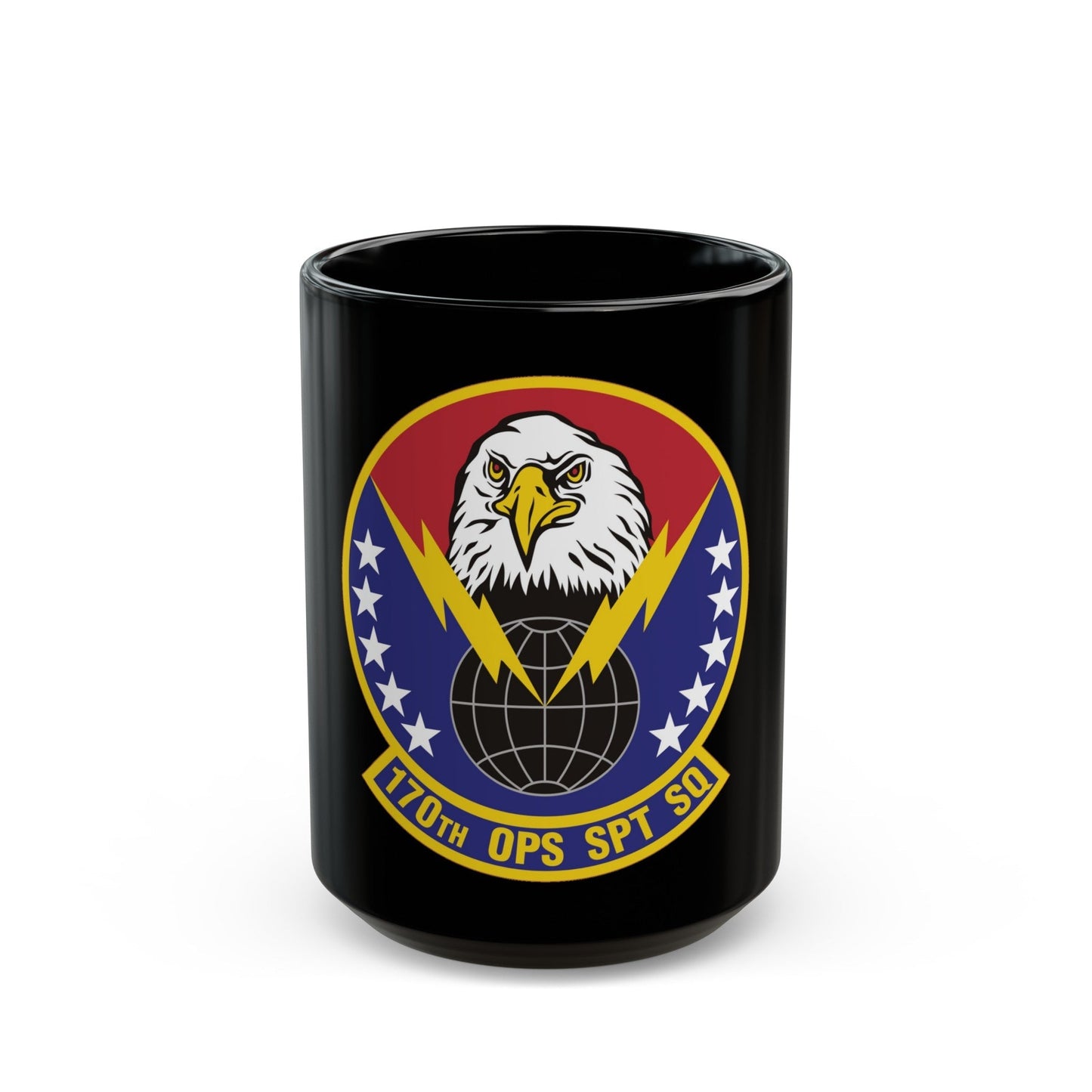 170th Operations Support Squadron (U.S. Air Force) Black Coffee Mug-15oz-The Sticker Space