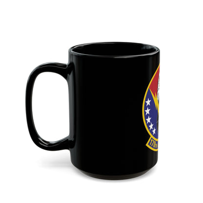 170th Operations Support Squadron (U.S. Air Force) Black Coffee Mug-The Sticker Space