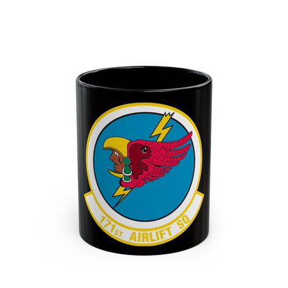 171 Airlift Squadron (U.S. Air Force) Black Coffee Mug-11oz-The Sticker Space