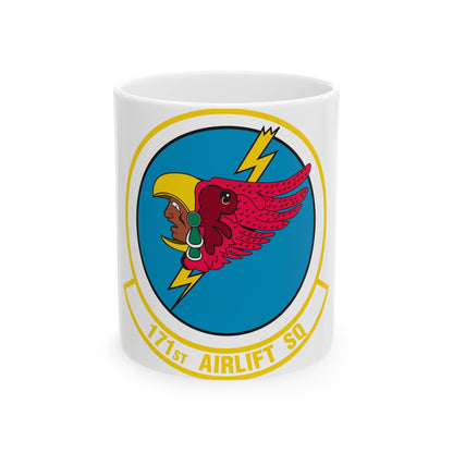 171 Airlift Squadron (U.S. Air Force) White Coffee Mug-11oz-The Sticker Space