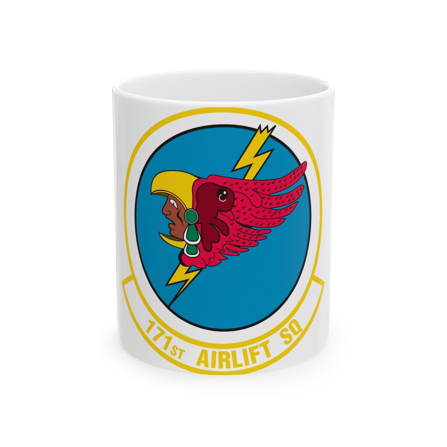 171 Airlift Squadron (U.S. Air Force) White Coffee Mug-11oz-The Sticker Space