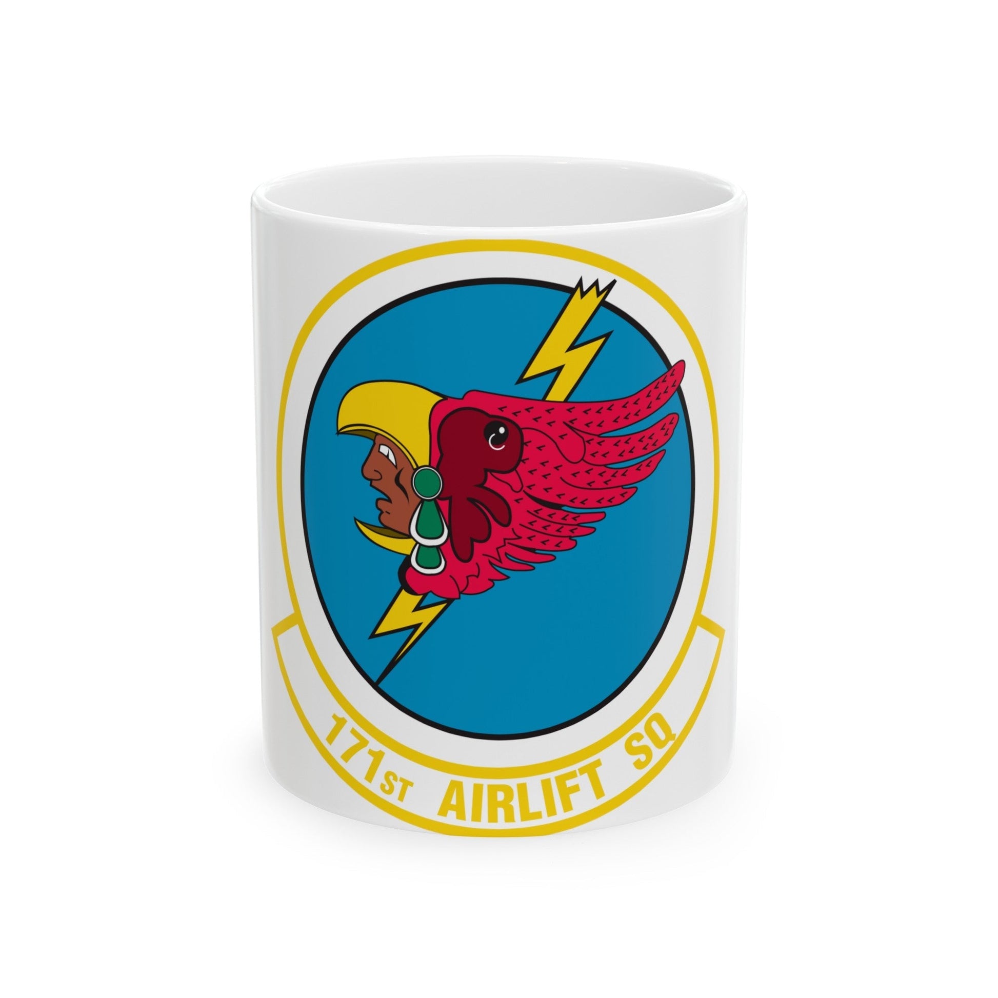 171 Airlift Squadron (U.S. Air Force) White Coffee Mug-11oz-The Sticker Space