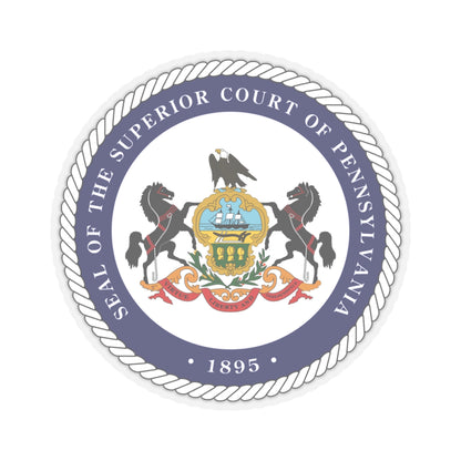 Seal of the Superior Court of Pennsylvania - STICKER Vinyl Kiss-Cut Decal